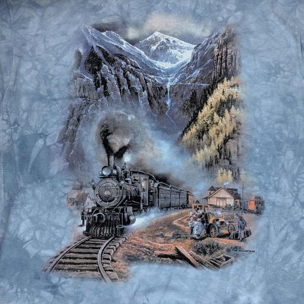 The Mountain Blue Graphic T-Shirt - Picture 3 of 8